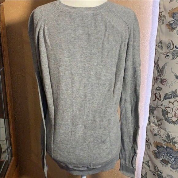 Everlane Gray Scoop Neck Knit Sweater Size XS - Picture 4 of 9